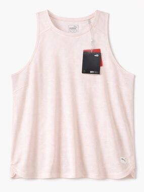 Puma DryCell Blush Pink Tank NWT Athletic Sleeveless Shirt Women’s XXL 20x24
